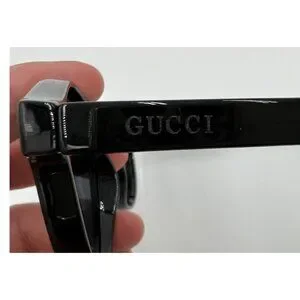 NIB-Gucci 6811 Retro Round Black Acetate/Metal Sunglasses - 49mm Gucci | Accessories | Nibgucci 681 Retro Round Black  main image 3